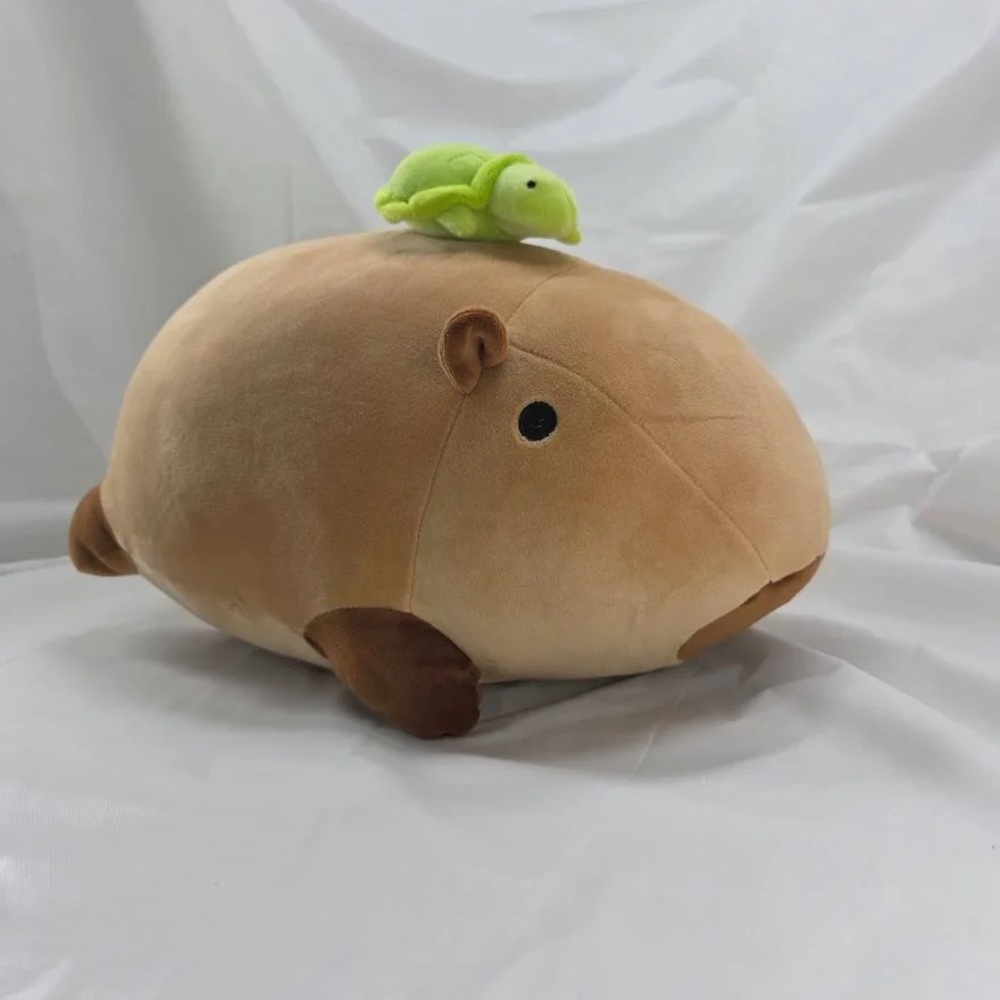 TAKASHOJI Round1 Arcade Exclusive cute Capybara With Turtle Plush